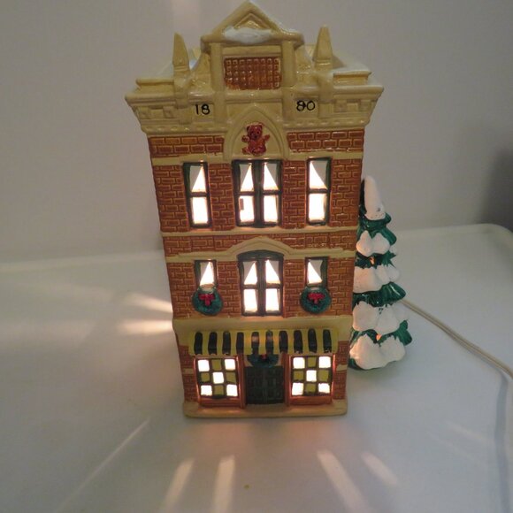 Vintage Department 56 Original Snow Village "Toy Shop" #5073-3,1986-1990 Retired - Picture 2 of 16